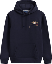 Medium Archive Shield Hoodie - Evening Blue